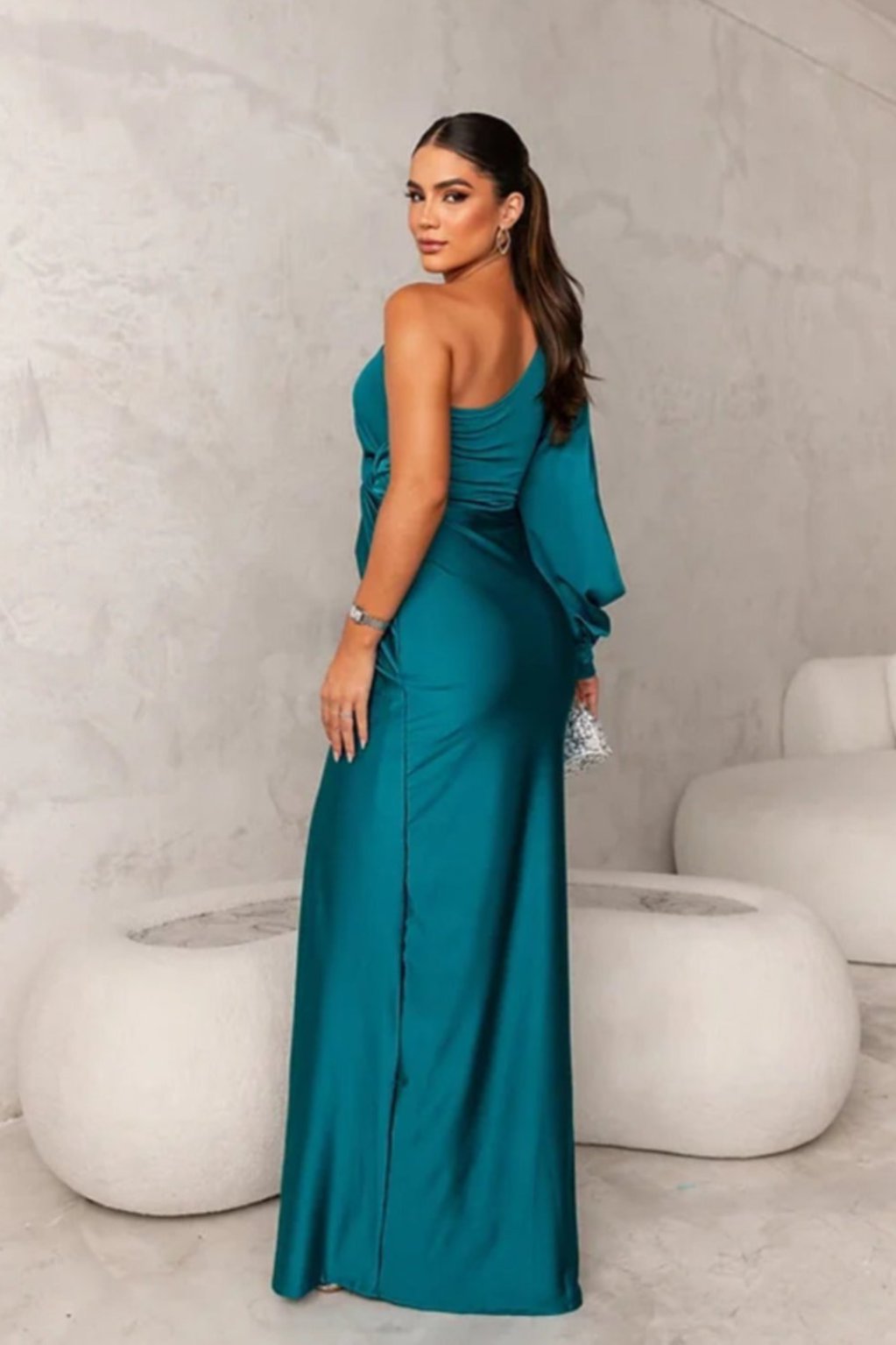 Estella™ - One-Sleeve Evening Dress