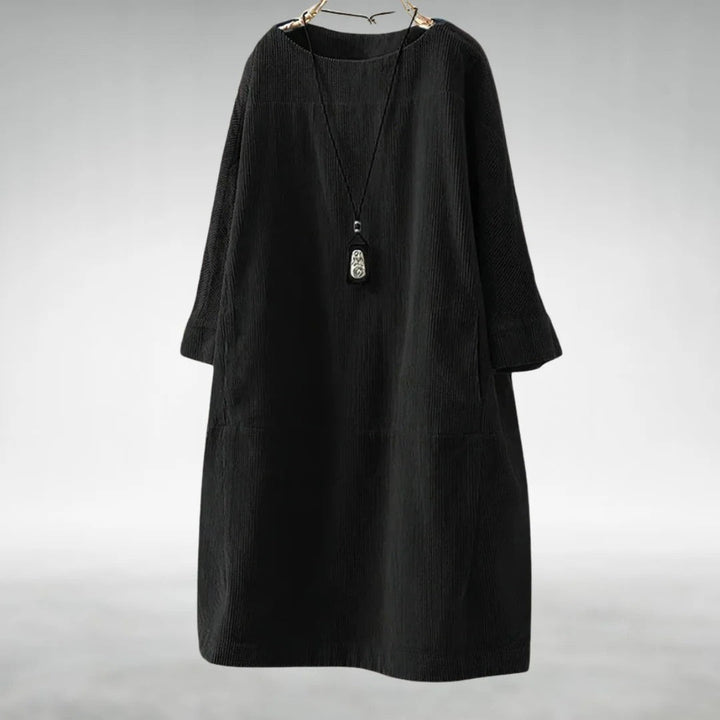 Grace | Relaxed Corduroy Midi Dress