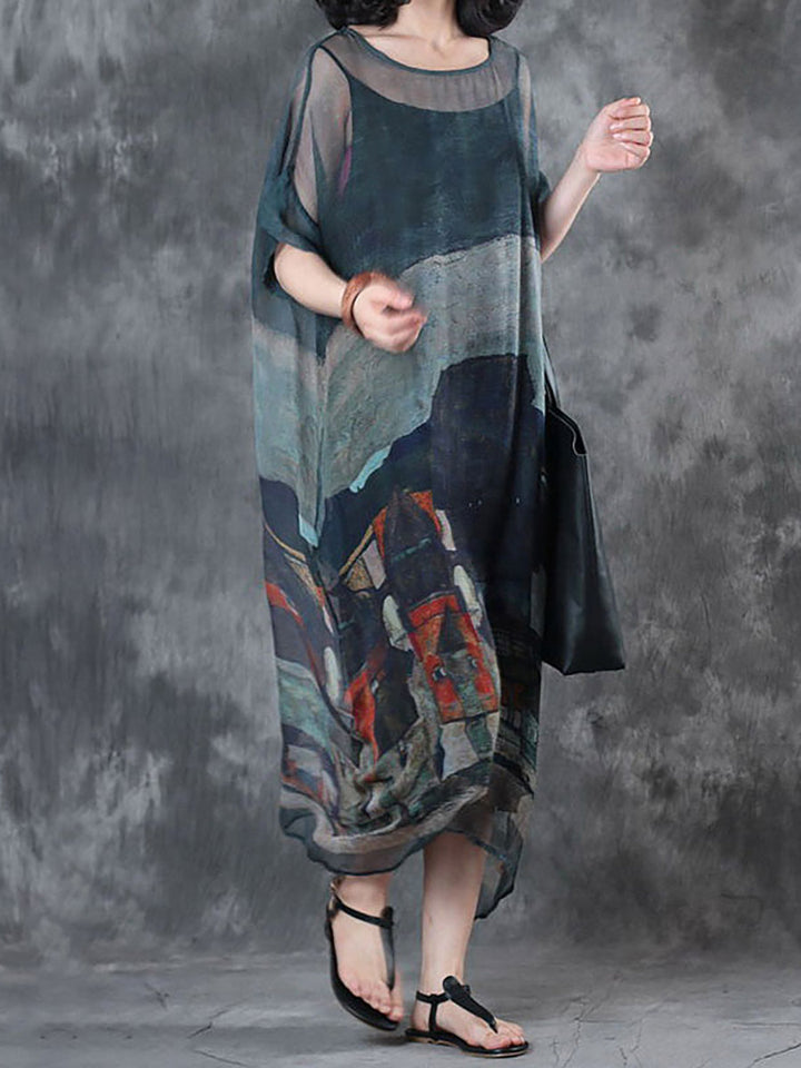 Thalia | Classic Midi Dress of Timeless Elegance