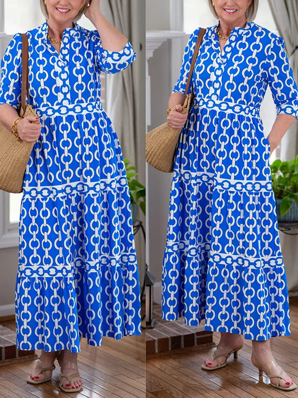 Juliette | Midi Dress with Chain Link Detail