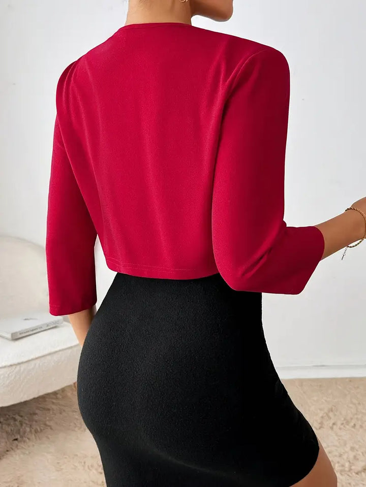 Madison™ - Stylish Pleated Collar Blazer