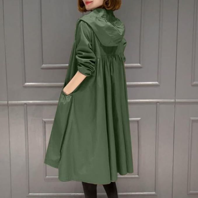 Scarlett™- Comfortable Hooded Trench Coat