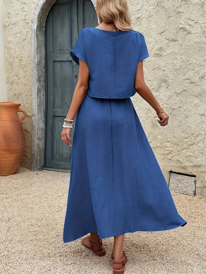 Hannah™ - Comfy Top and Skirt Set