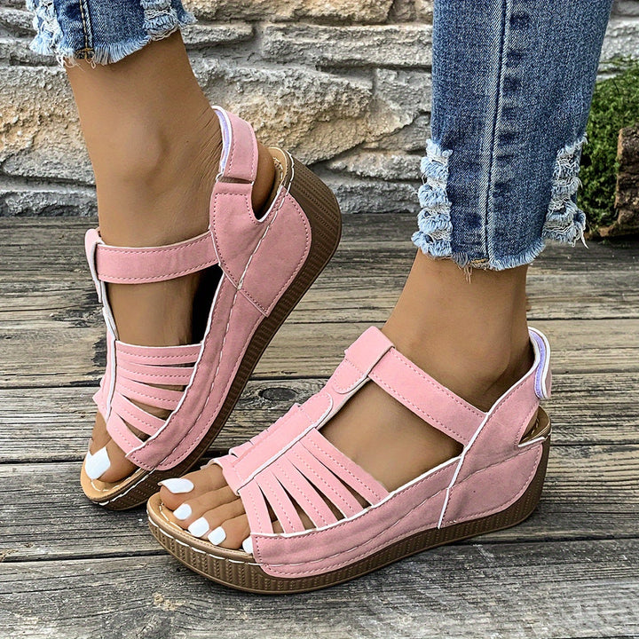 Amelia™ - Comfy Wedge Sandals