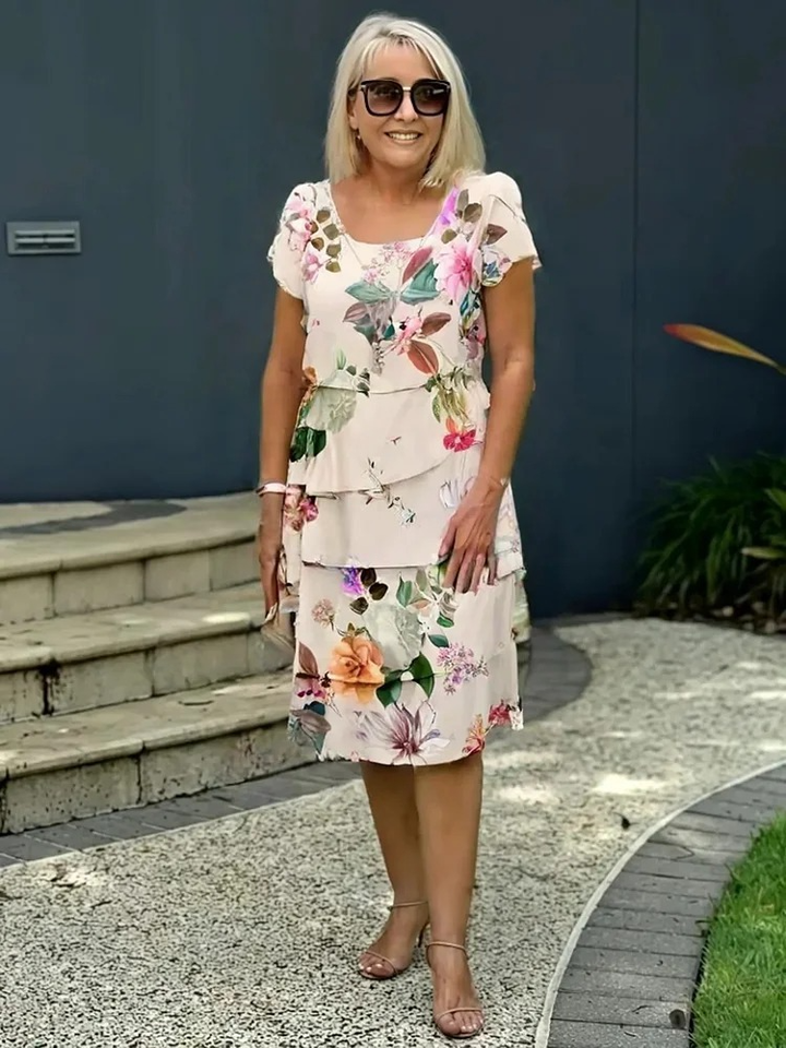 Michelle – Elegant Floral Maxi Dress