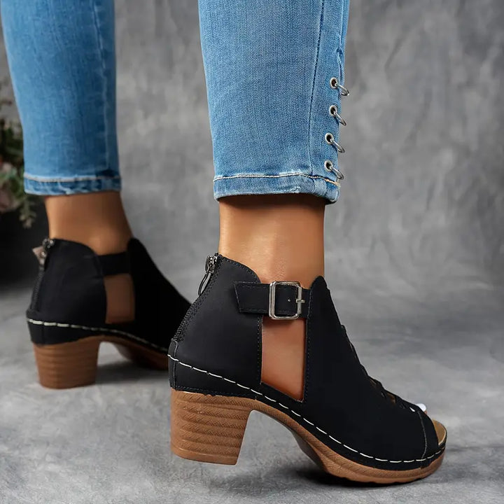 Aubrey™ - Elegant Wedge Sandals