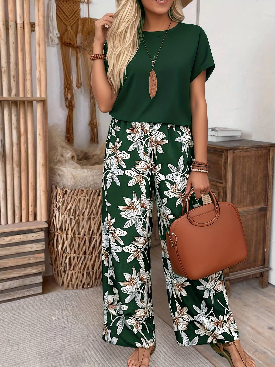 Penelope™ - Elegant Floral Print Set