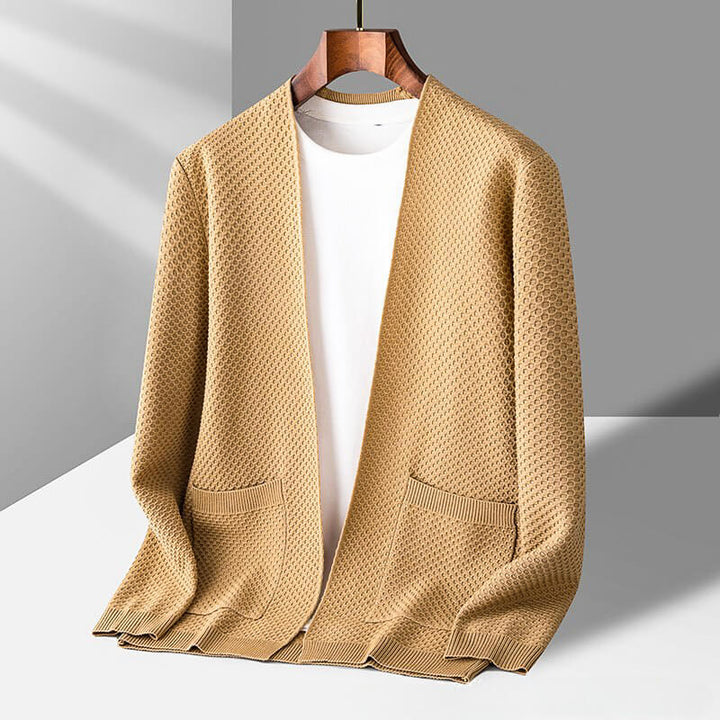 James™  - Comfortable Honeycomb Cardigan