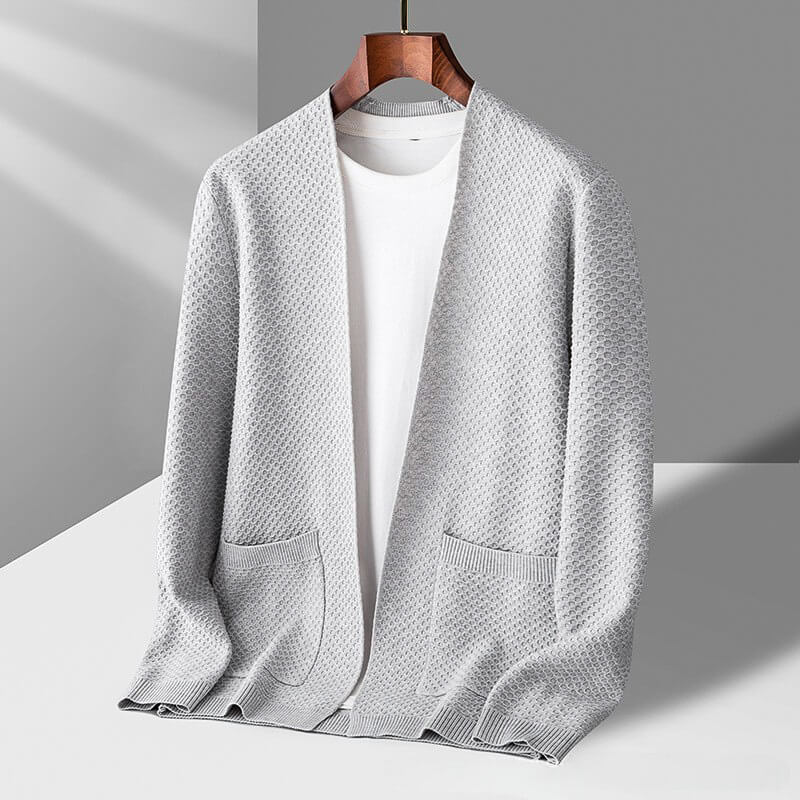 James™  - Comfortable Honeycomb Cardigan