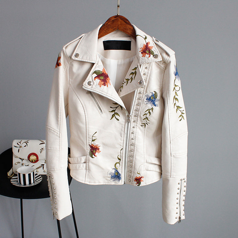 Lily™ - Modern Floral Jacket with Handmade Details