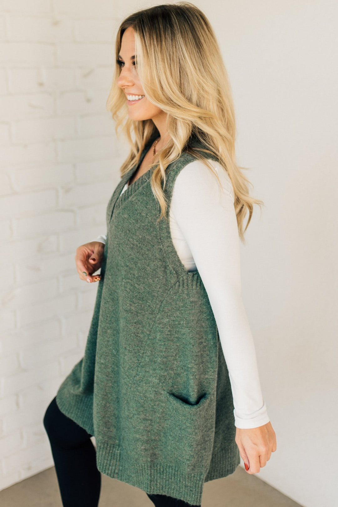 Scarlett™ - Stylish Long Sweaters with Pocket