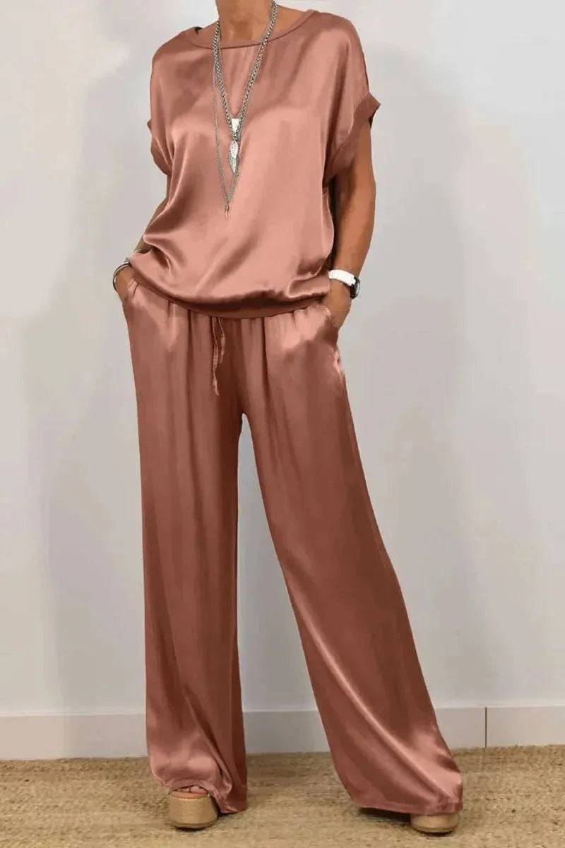 Layla™ - Casual Loose Satin Set
