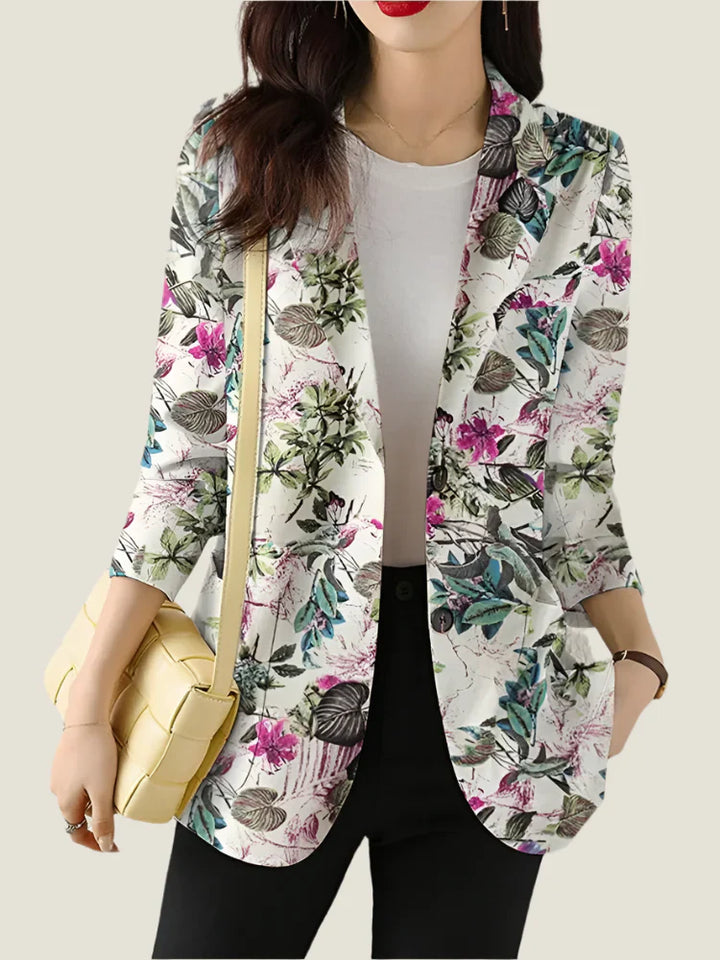 Zoe™ - Chic Floral Printed Blazer