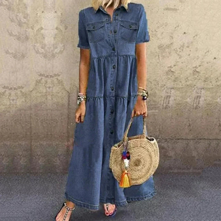 Vibeke | Soft Denim Dress