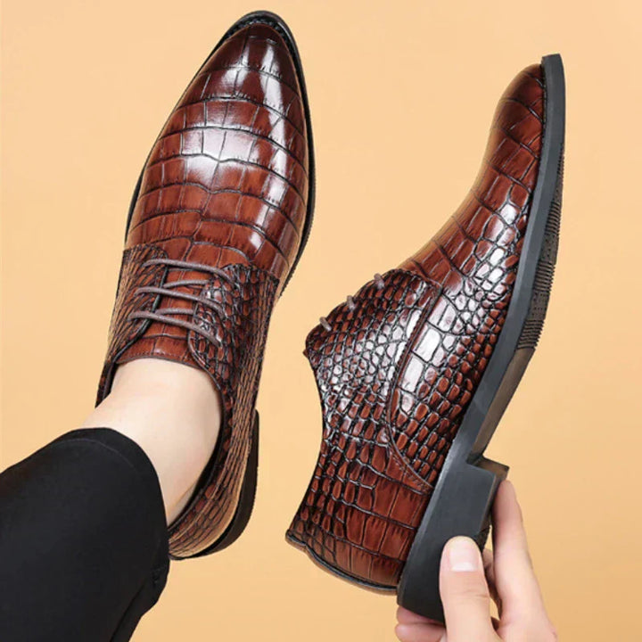 Lucas™ - Stylish Crocodile Pattern Shoes