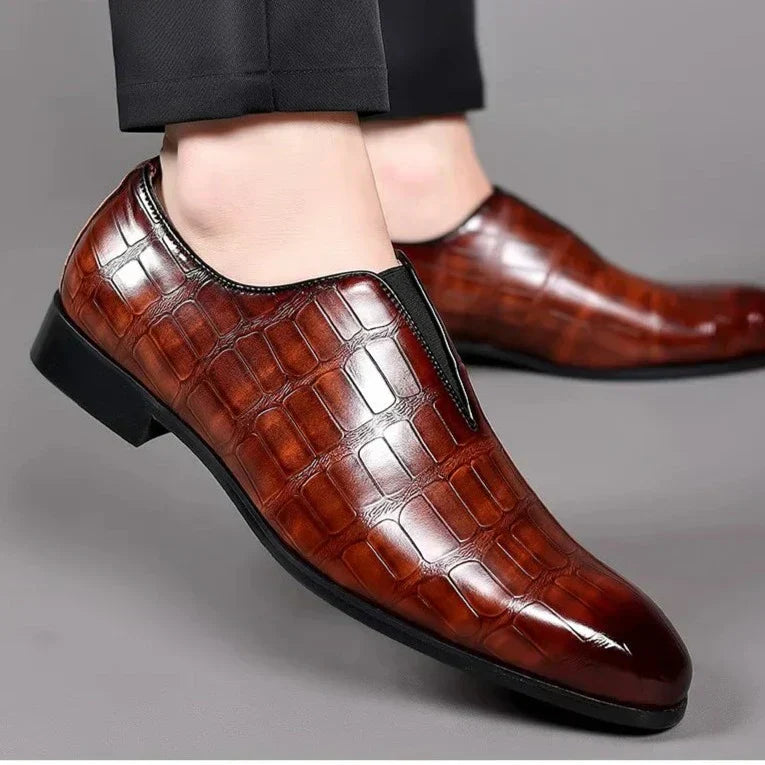 Noah™ - Stylish Stone Pattern Slip-on Loafers