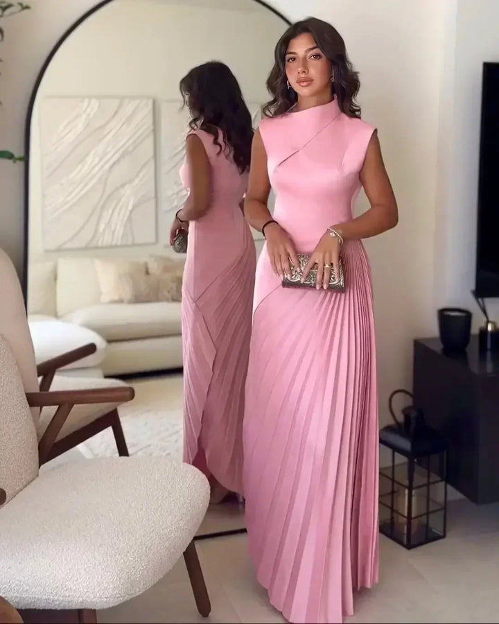 Ellison - Elegant Draped Maxi Dress