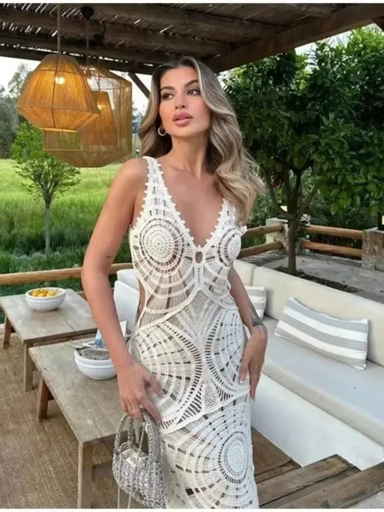 Liselotte™ - V-Neck Long Dress