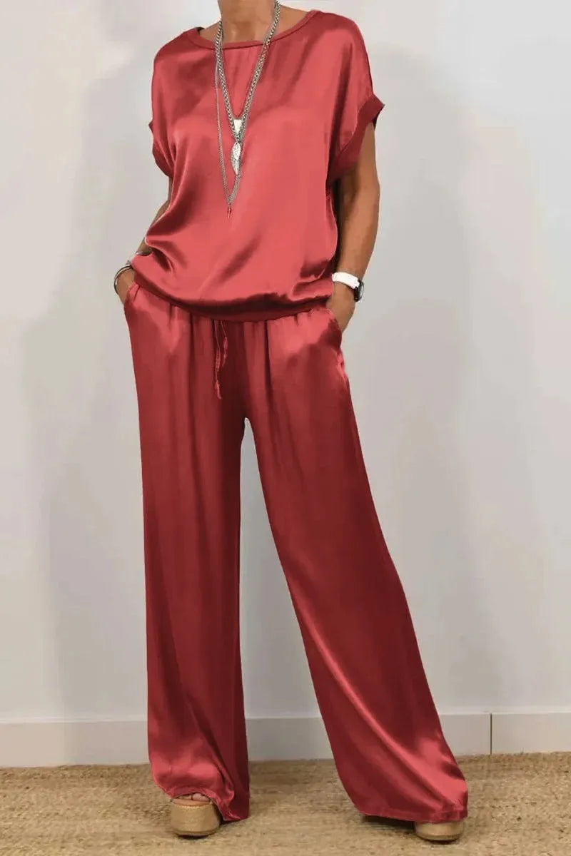 Layla™ - Casual Loose Satin Set