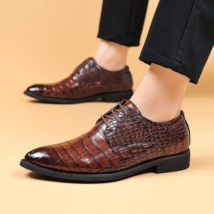 Lucas™ - Stylish Crocodile Pattern Shoes