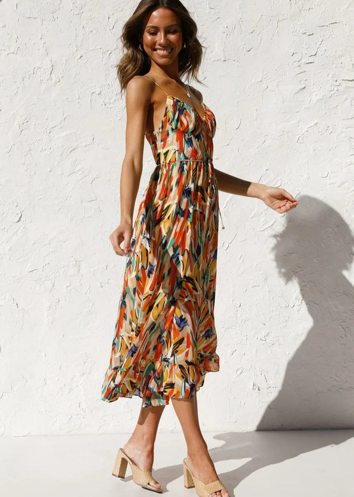 Scarlett - Elegant Print Beauty