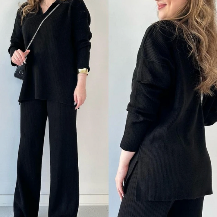 Lily™ - Comfortable V-neck Co-ord Set