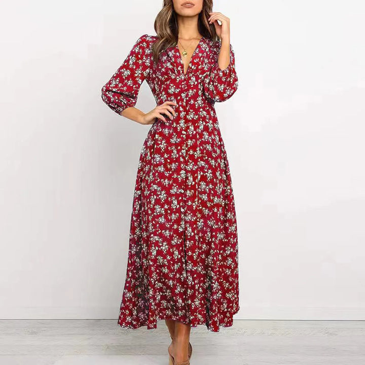 Adel™ | Bohemian Floral Dress