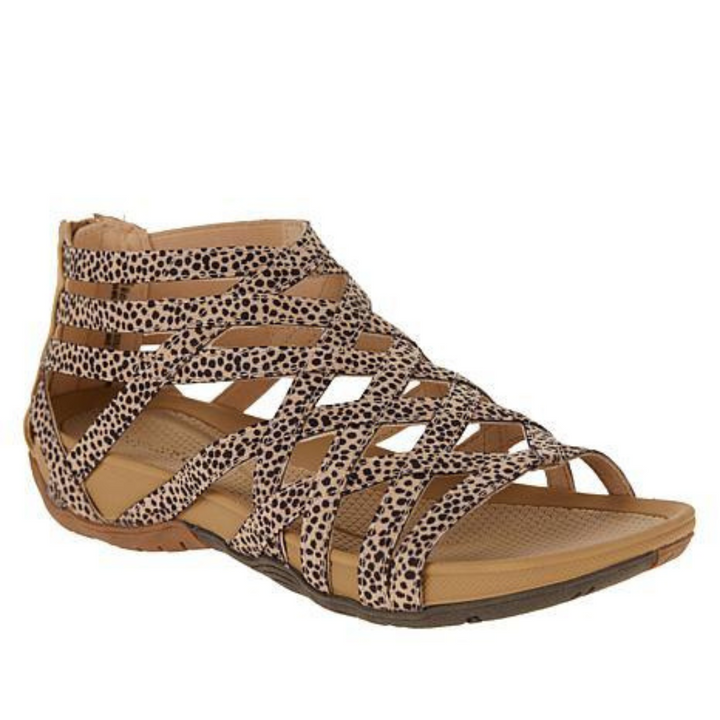 Ella™ - Round Toe Hollow Roman Gladiator Sandals