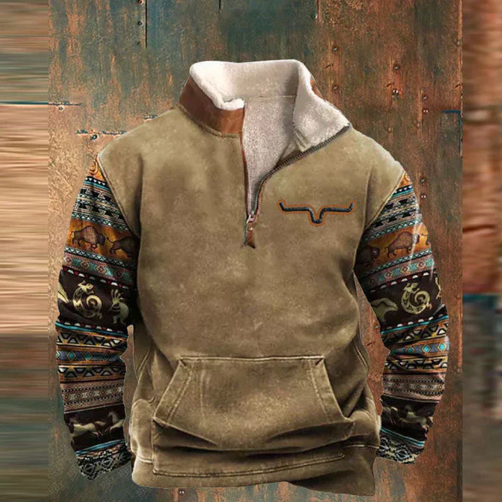 James™ - Vintage Comfy Pullover Zip