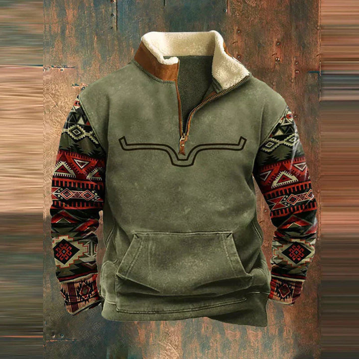 James™ - Vintage Comfy Pullover Zip