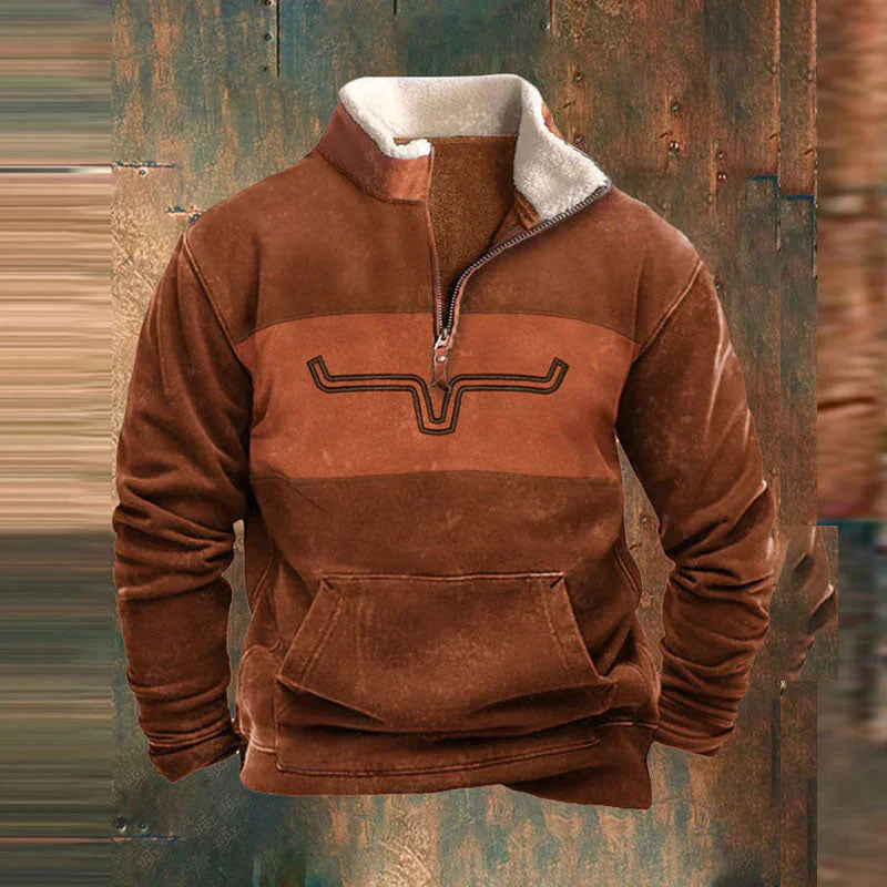 James™ - Vintage Comfy Pullover Zip