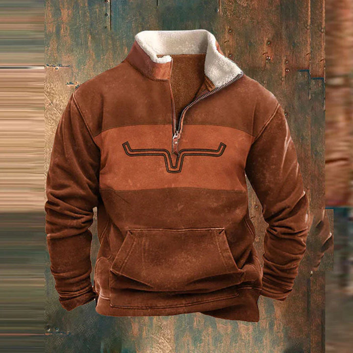 James™ - Vintage Comfy Pullover Zip