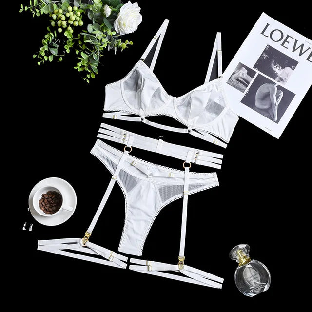 Avery™ - 3 Piece French Lingerie Set