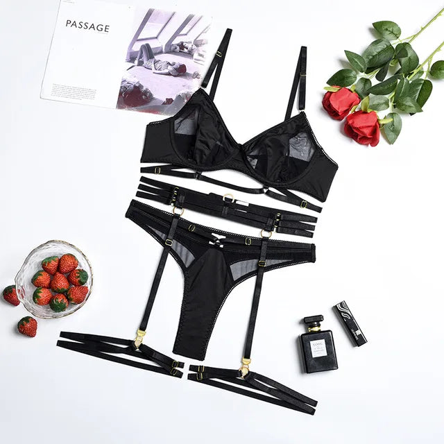 Avery™ - 3 Piece French Lingerie Set