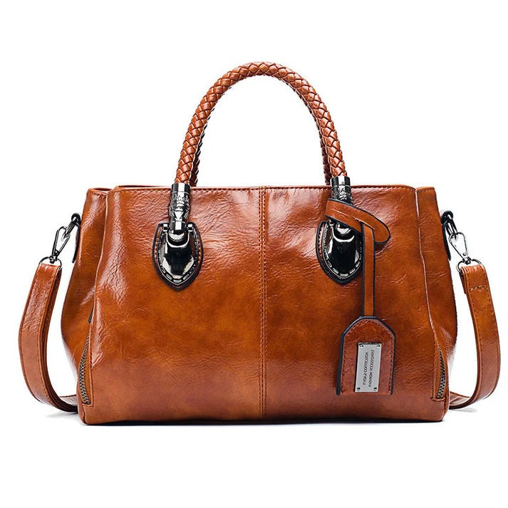 Everyday Elegance Leather Handbag