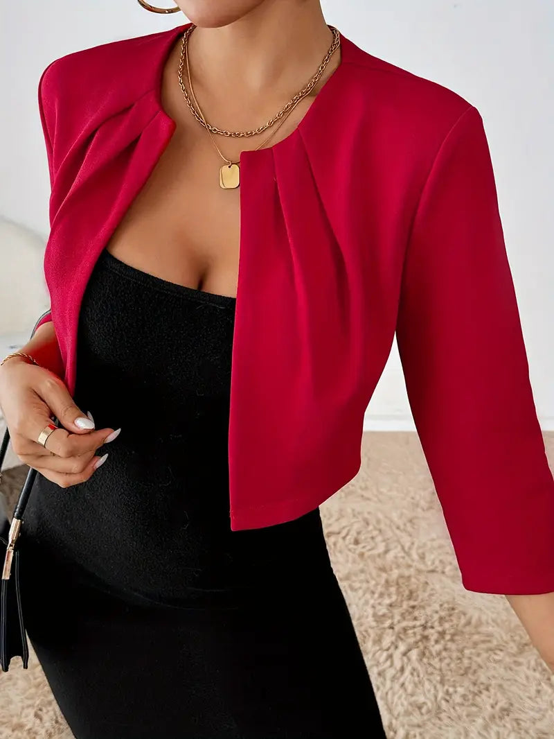 Madison™ - Stylish Pleated Collar Blazer