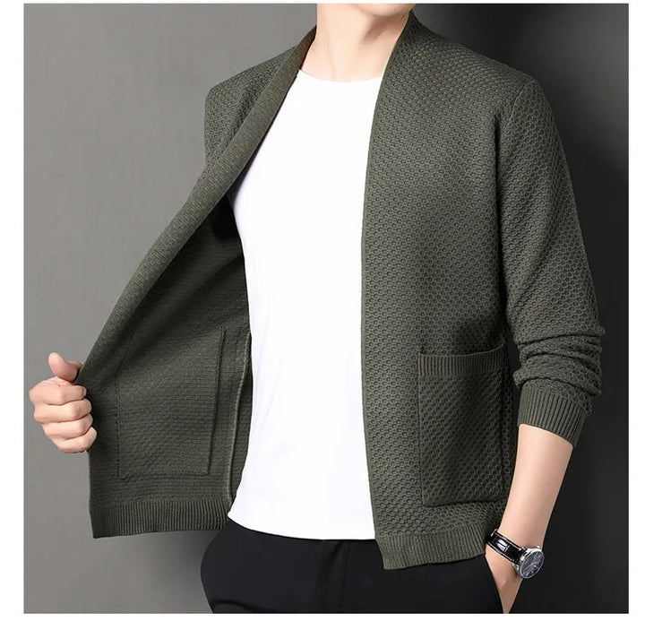 James™  - Comfortable Honeycomb Cardigan