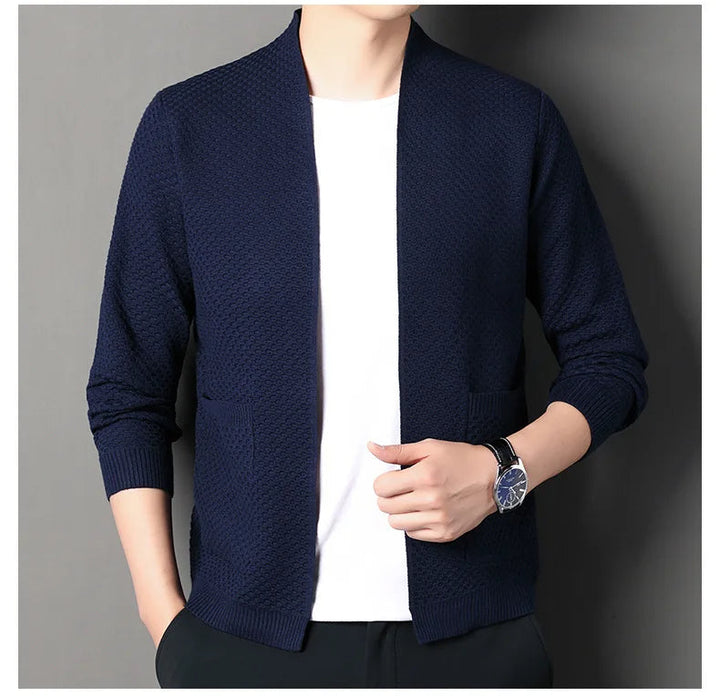 James™  - Comfortable Honeycomb Cardigan
