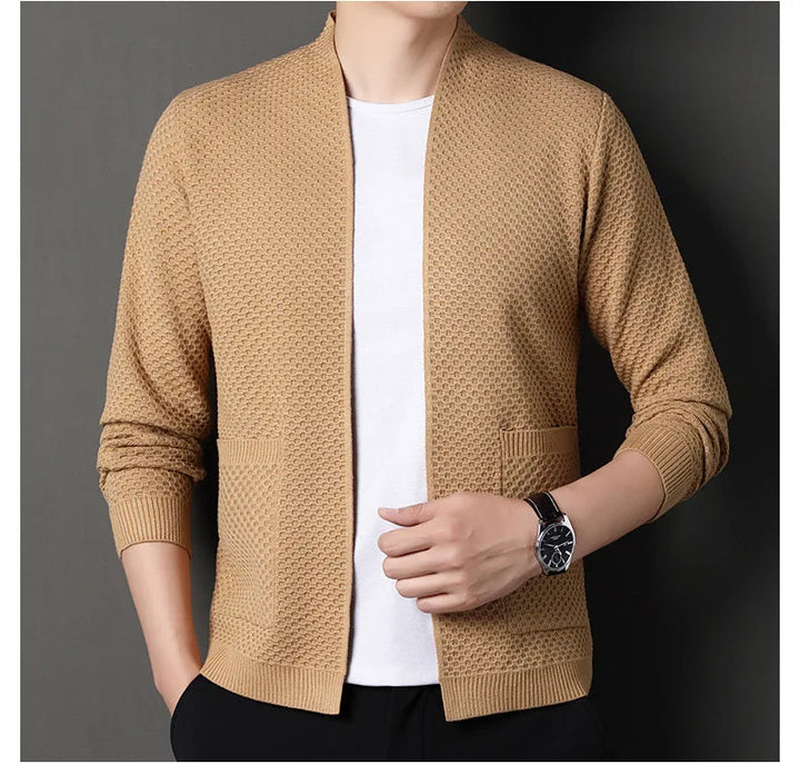 James™  - Comfortable Honeycomb Cardigan