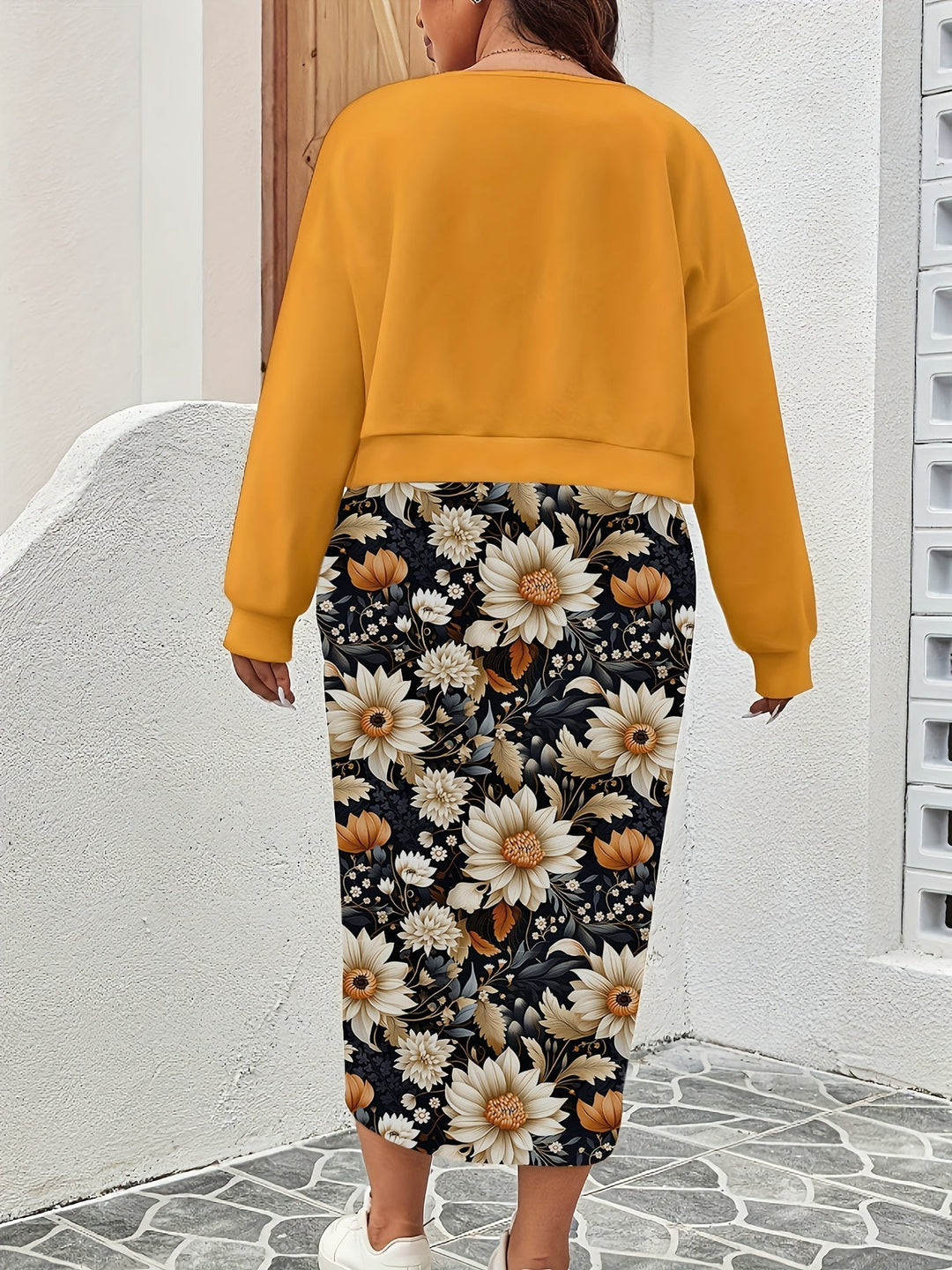 Alyssa™ - Stylish Sweatshirt and Dress Set