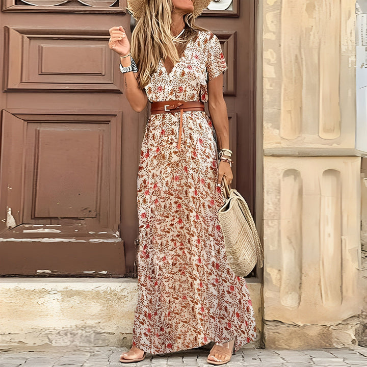 Luna | Elegant Bohemian Maxi Dress