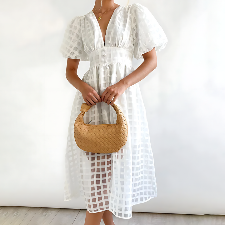 Julia - Chic Midi Dress for Summer Elegance