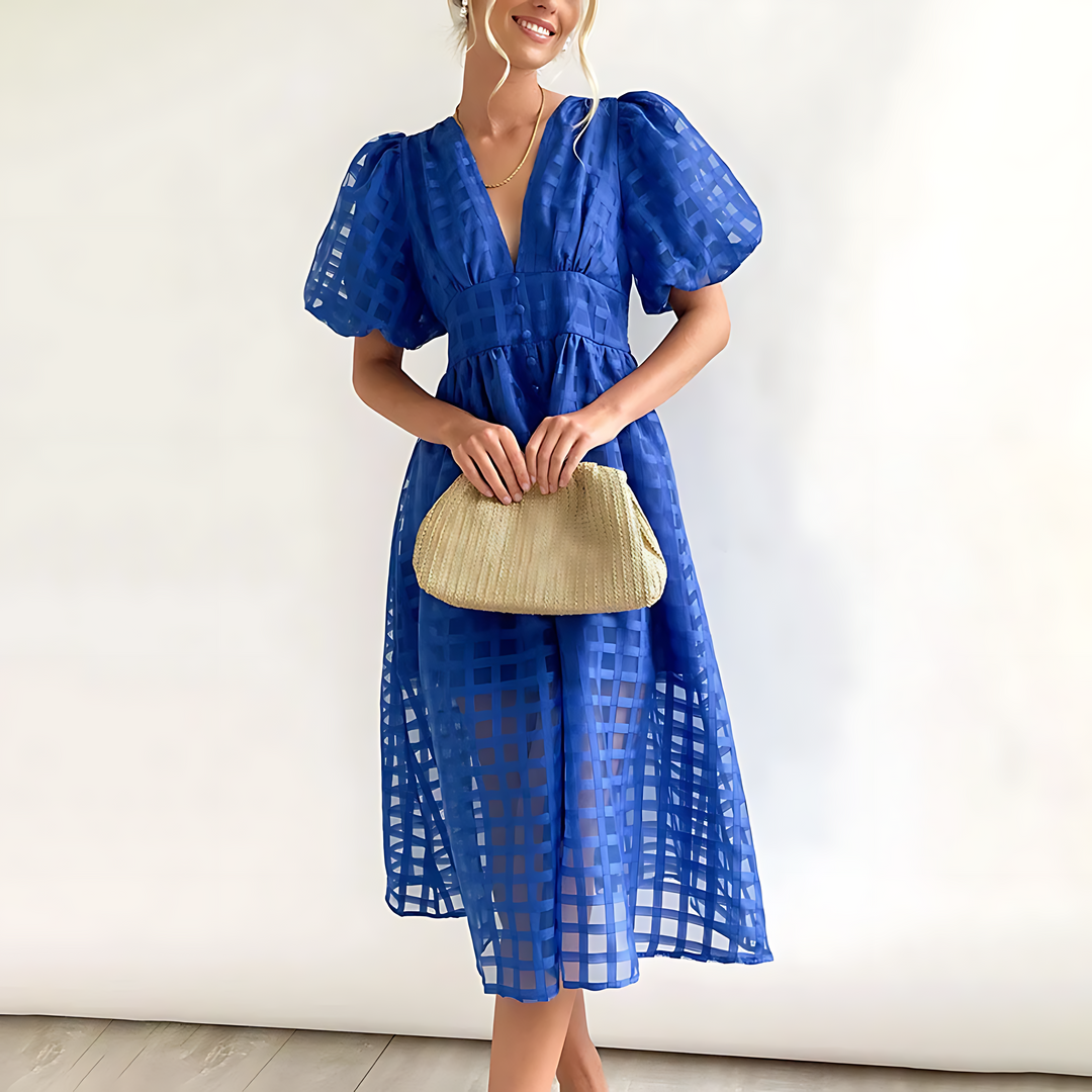Julia - Chic Midi Dress for Summer Elegance