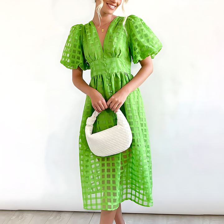 Julia - Chic Midi Dress for Summer Elegance