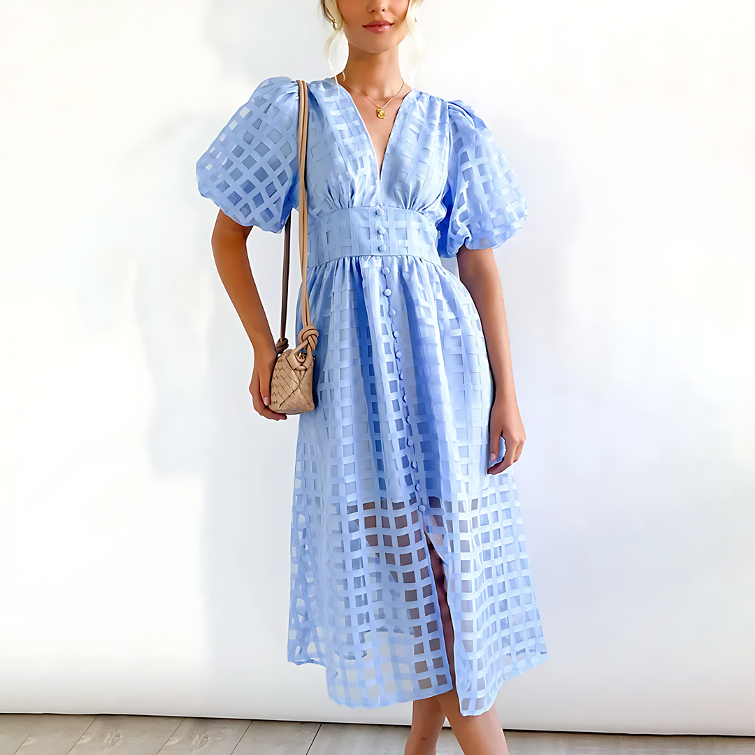 Julia - Chic Midi Dress for Summer Elegance