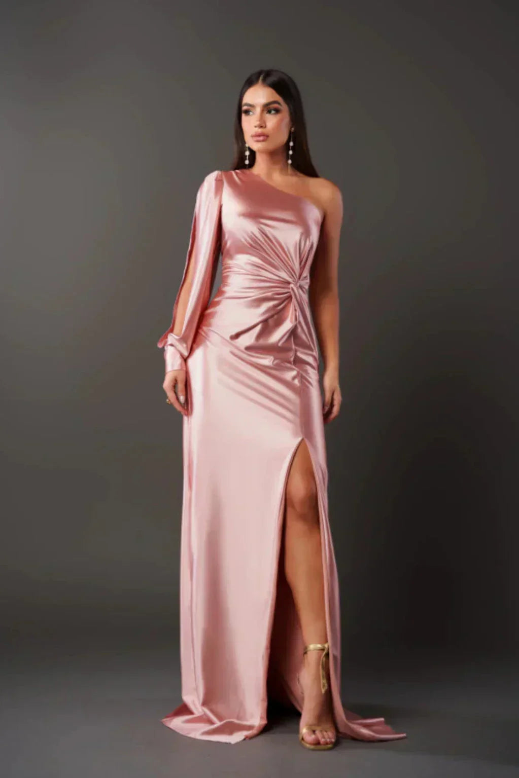 Estella™ - One-Sleeve Evening Dress