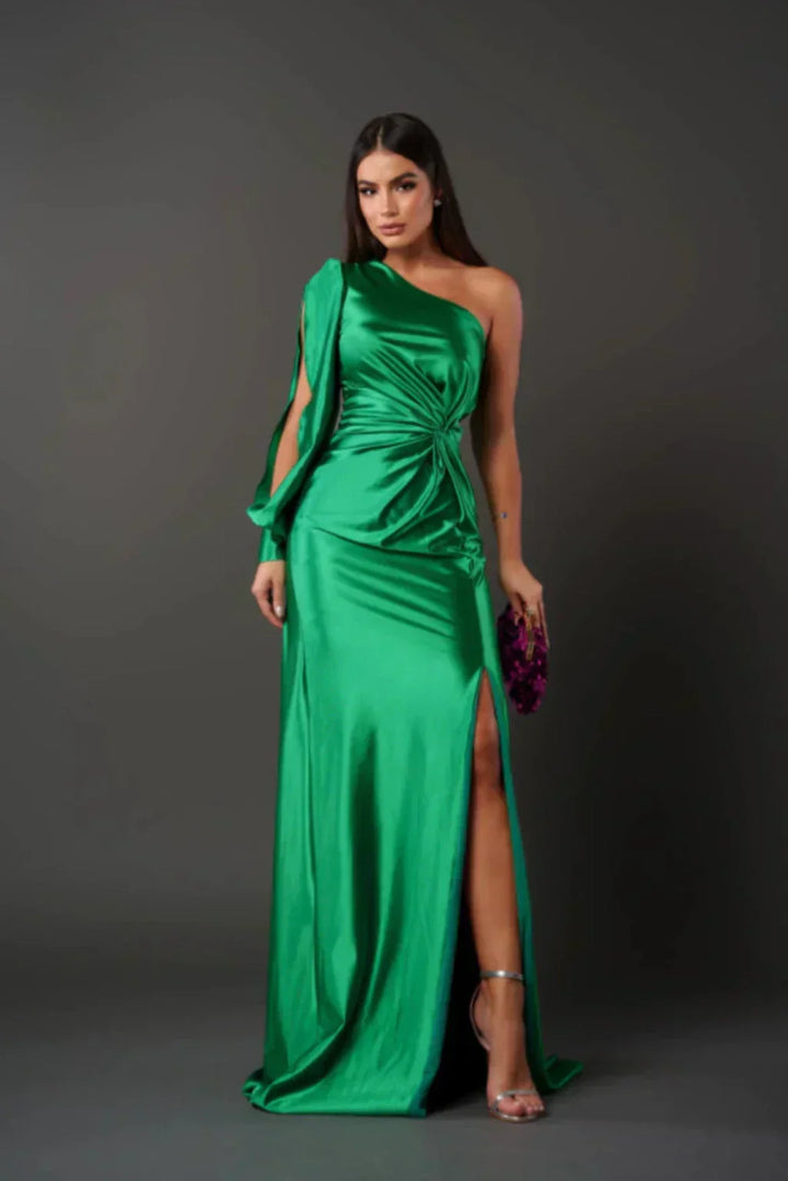 Estella™ - One-Sleeve Evening Dress