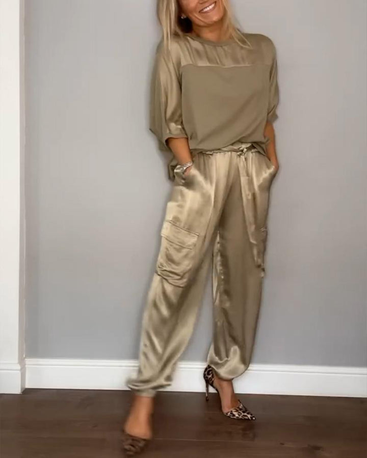 Coastal - Comfortable Satin Suit