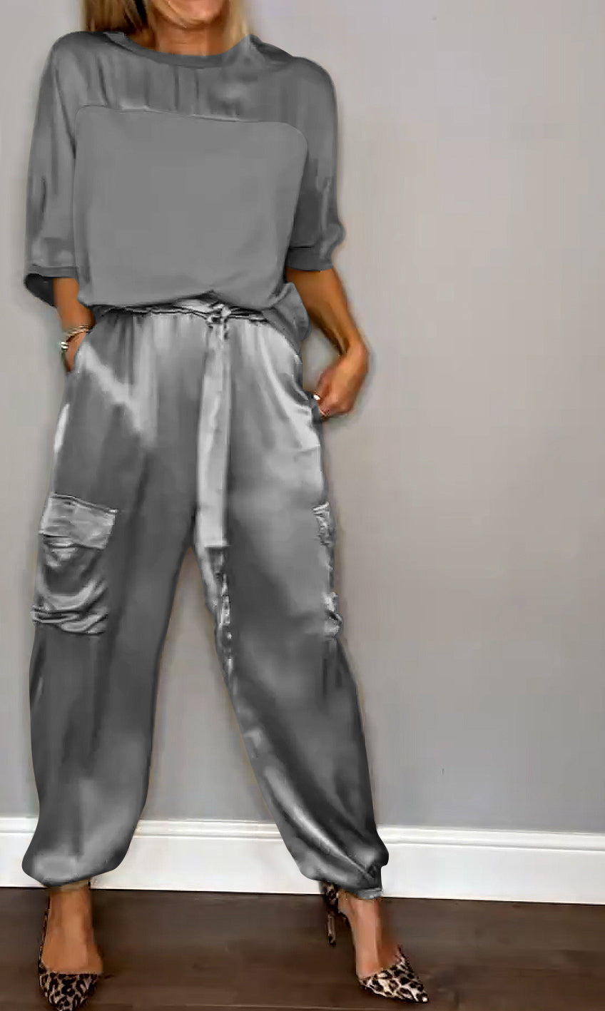 Coastal - Comfortable Satin Suit