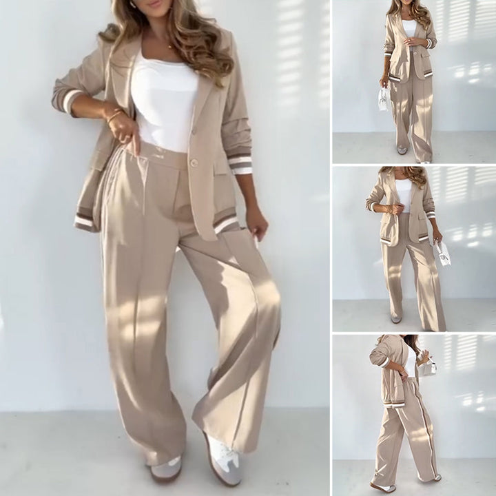Mia™ - Blazer and Wide Leg Pants Set